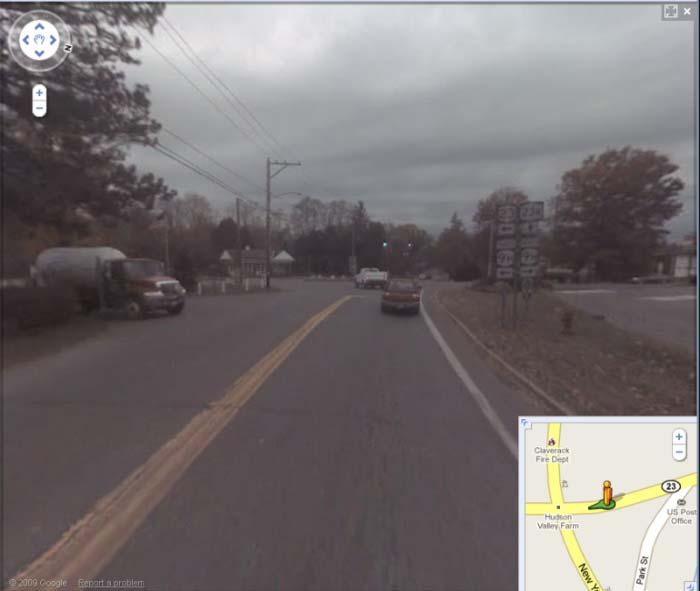 Google Street View FDR Route