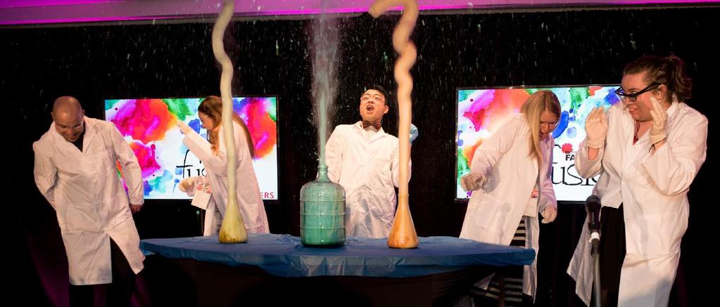 STEAM inspired experiences Add one-of-a-kind entertainment to your event through our STEAM Facilitator-led experiences.