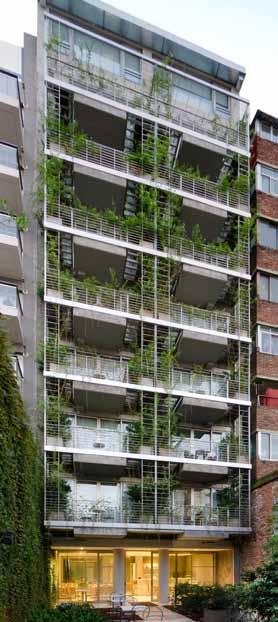 CONCEPT Palo Santo Hotel follows the newest trend in contemporary architecture: green building. Vertical gardens are used as part of the structural language.