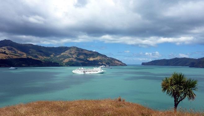 If the status quo situation prevails of no large cruise ships having access to Lyttelton we expect to see a decline in port calls for Akaroa as the larger cruise ships cannot easily disembark using