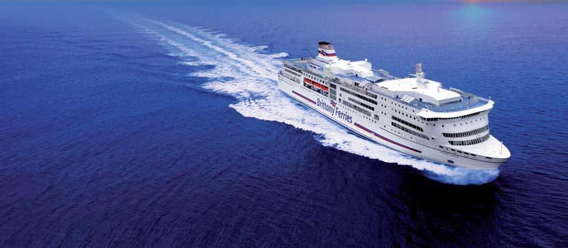 The Brittany Ferries fleet covers 750k nautical miles each year which is the equivalent of going 35 times around the world 3 million baguettes are baked on board each year 6,000 hectolitres of beer