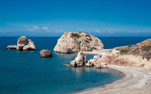 Aphrodite s Birthplace Aphrodite s mythical birthplace Petra tou Romiou (Rock of the Greek) is an interesting geological formation of huge rocks along one of the most beautiful coastlines on the