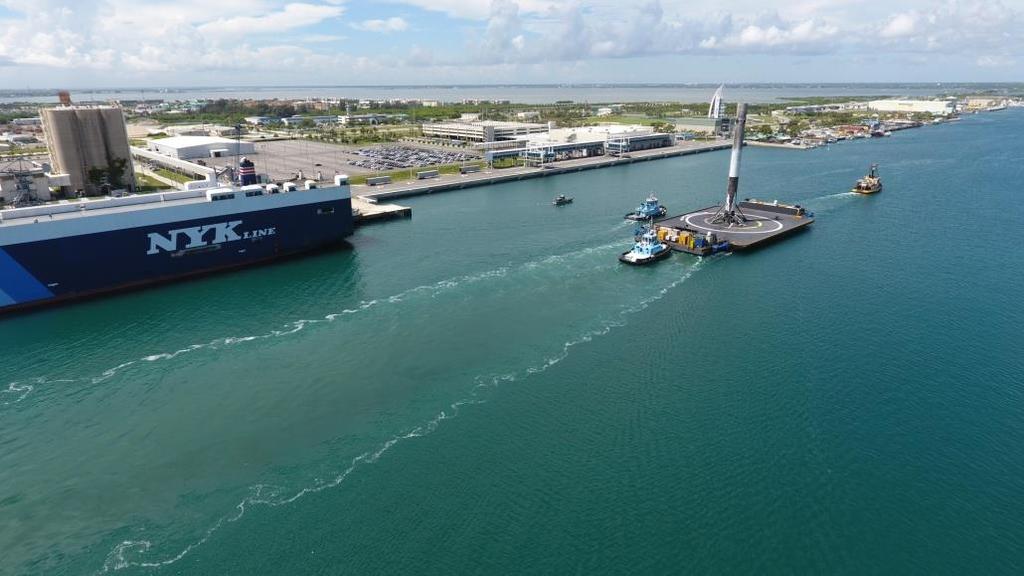 NASA and the Emerging Commercial Space Industry SpaceX Booster Recovery Port Canaveral also has played an important role in America's space program, supporting nearby Cape Canaveral launches from the