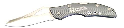 Folding Pocket Knife SK-115-3 3/4" Stainless steel blade - 4 3/4" Closed - Gun metal gray aluminum handle - Lock back List Price $44.20 $41.96 $39.88 $37.