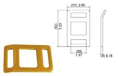 Hooks & wire buckles Hooks and wire buckles for one way lashing MRSWB5800 MRSWB3801 MRSWB3800 MRSBR2501