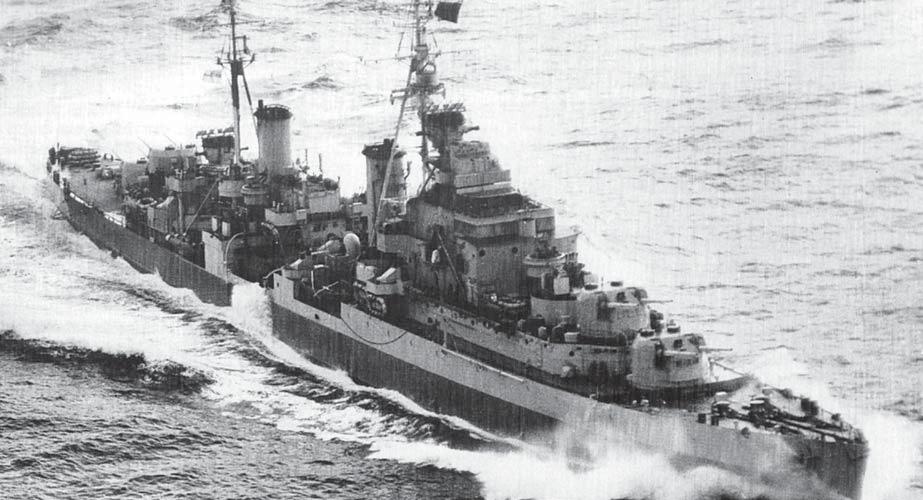 The Bellona class (or Modified Dido class) cruiser HMS Diadem was commissioned in January 1944 and served with the Home Fleet throughout the war.