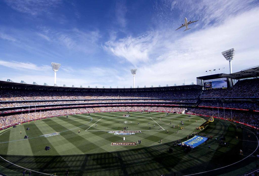 2016 Toyota AFL Grand Final Packages Experience the passion and excitement of Australia s biggest sporting event, the 2016 Toyota AFL Grand Final, with one of these amazing packages from the AFL