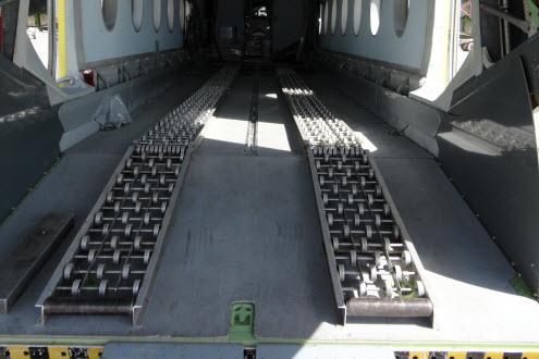Rear Ramp Capabilities The most flexible option for loading of cargo or paradrop personnel/materials