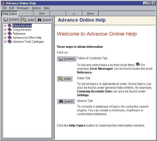 ADVANCE GETTING STARTED GUIDE ADVANCE GETTING STARTED GUIDE ADVANCE GETTING STARTED GUIDE ADVANCE GETTING STARTED GUIDE ADVANCE GETTING STARTED GUIDE ADVANCE GETTING STARTED Online Help A