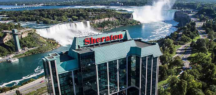 FIRST CLASS FALLSVIW HOTLS Sheraton on the Falls is an award-winning experience where business and leisure blend effortlessly.