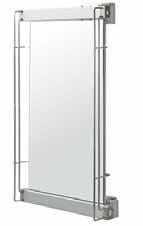 pull-out pivoting mirror PULL-OUT PIVOTING MIRROR With single extension ball bearing slide.