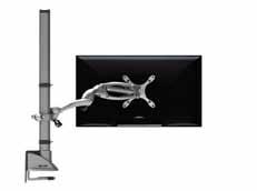 ellipta flat screen monitor arm MULTI-FUNCTION ARM WITH UNIVERSAL GREEN STAR POST FOR EDGE CLAMP AND THRU DESK FIXING Multi-function arm with universal green star post and 4 x USB pre-installed