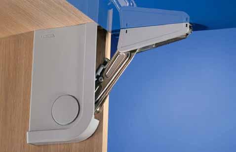 flap fittings FREE 3677 FLAP STAY FITTING WITH SOFT CLOSE For wooden flaps and flaps with aluminium frame. Flap locks in any position. Opening angle: 90 or 100 Model A Opening angle 90 372.91.