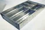 stainless steel drawer inserts STAINLESS STEEL CUTLERY TRAY Designed for all Nova Pro drawers with a length of 500 mm Height: 64 mm For cabinet width 450 mm 557.80.042 500 mm 557.80.052 600 mm 557.
