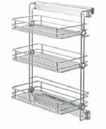 side pull-out units SIDE MOUNTED TWO TIER PULL-OUT WITH SOFT-CLOSE GRASS RUNNERS