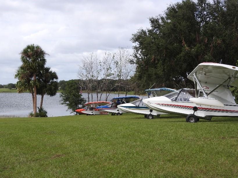 The setting is ideal for a seaplane base and it is called Bowden s Landing Island Lake Seaplane Base and it is located in Umatilla, FL.