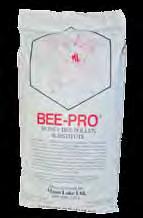 mannlakeltd.com 94 Bee-Pro Pollen Substitute Bee-Pro contains the best nutrients available for the production of larval food! Amino acids are the building blocks of protein.