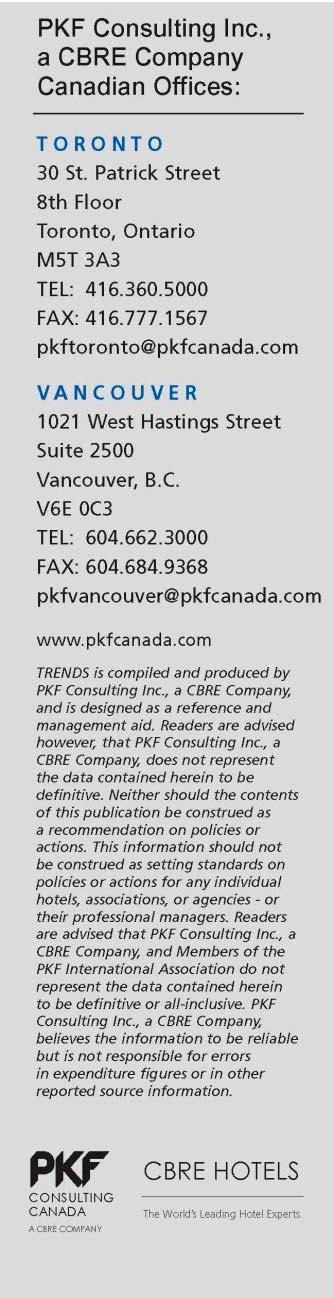 PKF/CBRE Tourism & Leisure Group The Tourism & Leisure Group has extensive experience in Canada s tourism and leisure sector, including: Attractions Convention and Conference Centres Recreation