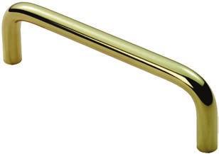 Traditional Pull Handles FTD500 Curved Pattern Drawer Handle FTD500 76 130 23 62 AB PT