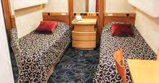 CATEGORY 9 JUNIOR SUITE Deck five: (picture windows, unobstructed view; matrimonial bed, sitting