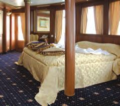 Cabins 316 & 405 Promenade & Sun Decks $10,999 Inquire Junior Suites, double beds. Cabins 402 to 404 Sun Deck $11,999 Inquire Superior Junior Suites, double beds.