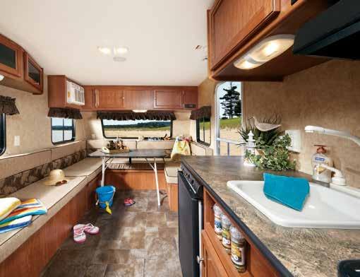 EXPEDITION LT Designed with your family in mind. First of all Storage. Everywhere. You can stow everything that makes a vacation complete in Coleman s LT travel trailers.