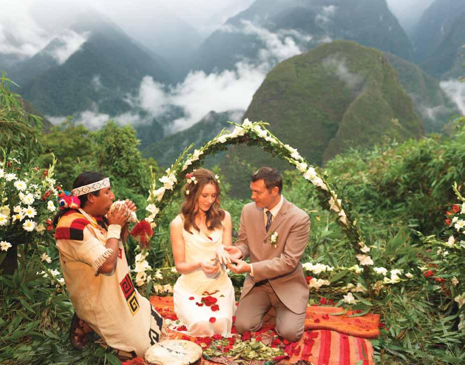 Cusco Inca Wedding Cusco This millenary ritual is performed by an Andean priest, who with his gifts passed on by generations of Incas, invokes the elements of nature - the Apus, the spirits of the