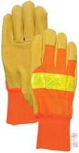 Canvas and Leather Work Gloves Heavy-duty canvas liner provides protection Split grain cowhide triple-reinforced palm Canvas gauntlet protects wrist C8202 Men s sizes M-XXL Premium MIG/TIG Welder s