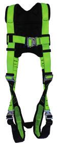 10 and ANSI Z359 standards High visibility colour Fully adjustable for a universal fit 5 points of adjustment ensure a good fit (2
