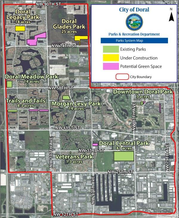 PARKS MASTER PLAN UPDATE KEY ELEMENTS OF THE PLAN TO INCLUDE: An updated evaluation of the City s existing