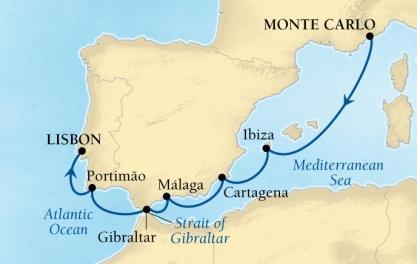 7-Day Iberian Treasures Departure Date : Apr 23 Ship : Seabourn Quest Departure Port : Monte Carlo,