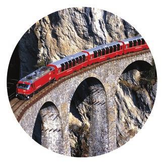 7 hours Trai from Chur/St Moritz Tirao operates daily all year roud* The Beria Express is a magificet jourey takig you through white glaciers, wild gorges, amazig bridges ad loop tuels.