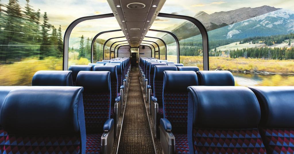 YEAR-ROUND SCENERY & ADVENTURE From coast to coast, through moutais, prairies, forests ad skylies, there is othig quite like seeig Caada by rail.