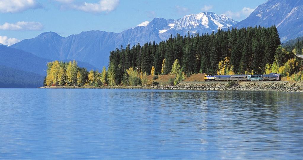 UNFORGETTABLE LAND TOURING & RAIL JOURNEYS Take a float plae to a remote luxury lodge, look for polar bears i Churchill or see the Norther Lights from your hot tub. The opportuities are edless.