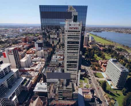 10 Sustaining Growth ISSUE 5 2015 Landmark in Perth completed Keppel REIT s office tower on the Old Treasury Building site in Perth has received its Certificate of Practical Completion in end-august