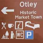 and activities in Otley and houses a display by Otley Museum.