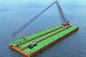 Floating Construction Barge Ersai-1 Customer: Saipem, Italy Design : CBD