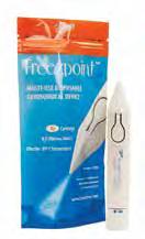 The Freezpoint device is 27% - 62% colder than common multi-use disposable systems.