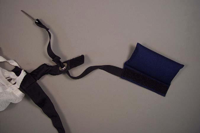3. Finally, thread the end of the bridle back through the opposite end of the bridle.