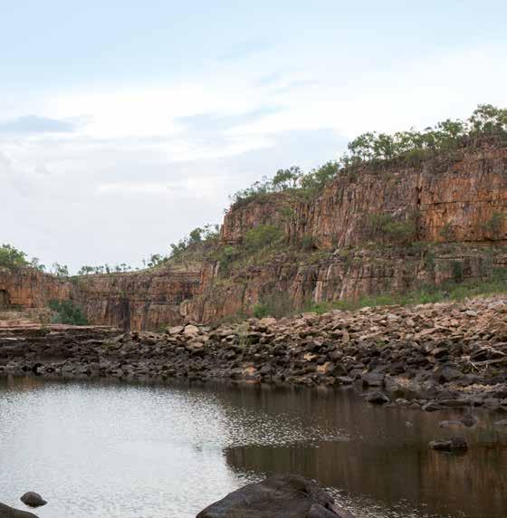 KATHERNE Covering more than 292,000 hectares, Nitmiluk National Park is located north-east of Katherine.