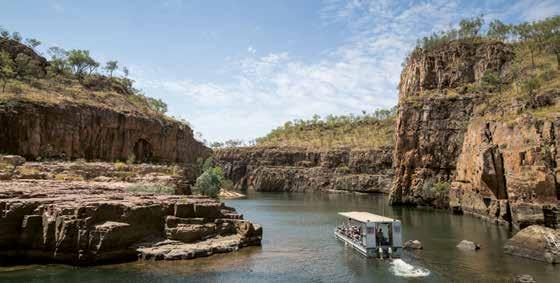 KATHERNE NTMUK GORGE CRUSE (included in your journey) Relax as you discover the grandeurs of one of the Northern Territory s most monumental natural wonders on this leisurely boat cruise.