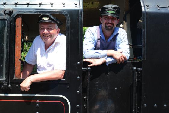 Enjoy a full round trip on the footplate of the day s service locomotive.