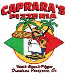 As well as their excellent signature pizza (also available in Take n Bake), Caprara s serves up a delightful assortment of homemade pasta dishes, sandwiches and salads, plus soft drinks, beer and