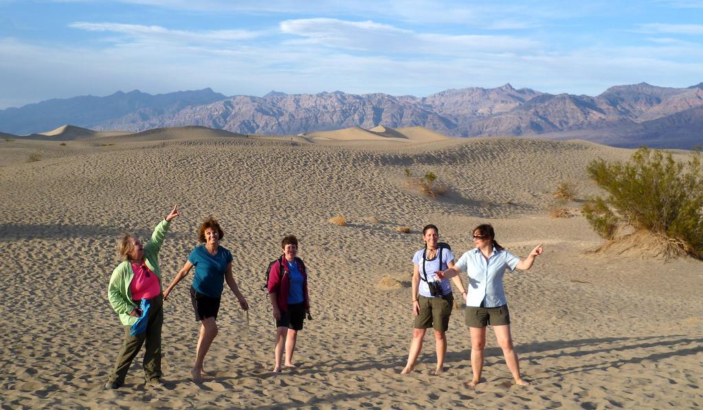 DEATH VALLEY DELIGHTS MARCH 7-11, 2018 TRIP SUMMARY HIGHLIGHTS Learning all about the fascinating geology of Death Valley Visiting our hottest, driest, and lowest National Park Hiking across