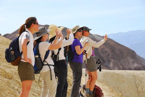 We will hike along the west rim of the Crater to Little Hebe and several other craters, before continuing around the rim for a total of 1.5 miles.