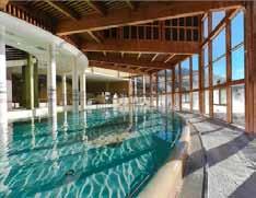 Les Grands Bains, Monetier Relax in one of Europe s largest thermal baths with outdoor and indoor pools giving you a wonderful view of Monetier s glittering glacier.