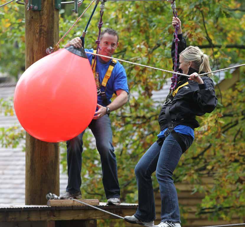 Within its grounds, the Resort has a number of dedicated sites which are ideal for a range of adventure activities, giving you the flexibility to create corporate team building events with a