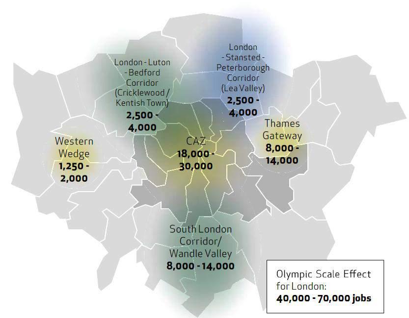 REBALANCING THE LONDON ECONOMY Expanding Gatwick will: Complete the compass of London s regeneration delivering growth to South London Deliver 100,000 catalytic jobs across the UK Drive business