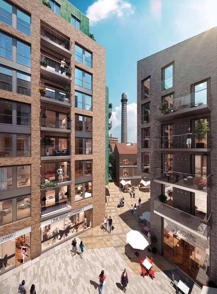 INTRODUCTION Stylish new apartments overlook The Ram Quarter s dynamic public realm, with its
