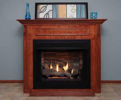 Options & Accessories Options & Accessories More than 200 easily installed decorative accessories for the Breckenridge let you tailor your firebox to your décor.